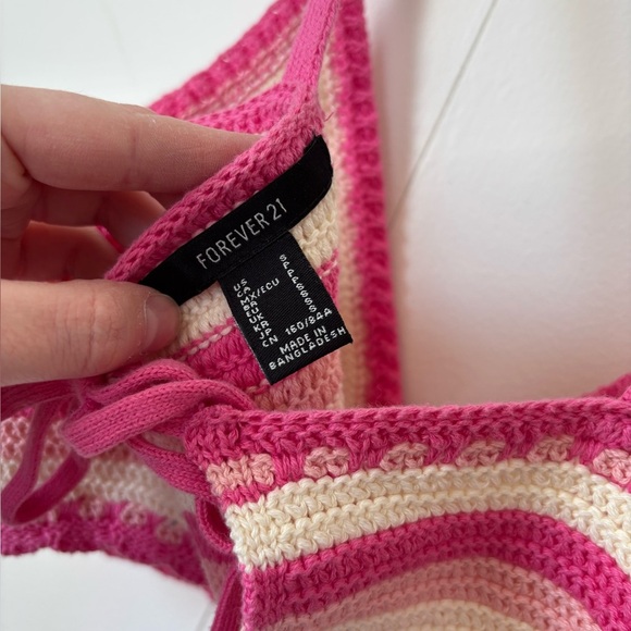 🎉4/30$🎉 Forever 21 Crochet Bralette✨ Size S — 8/10 - Picture 4 of 4